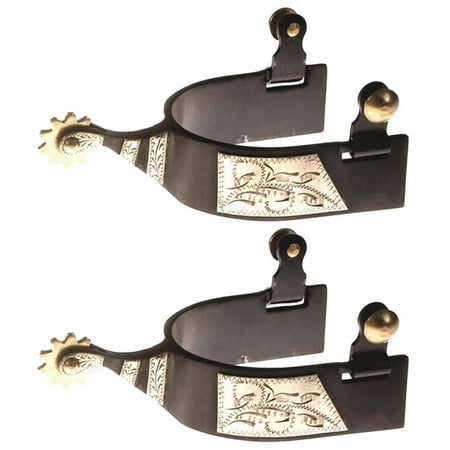 Jacks Black Steel Roping Spurs - Black