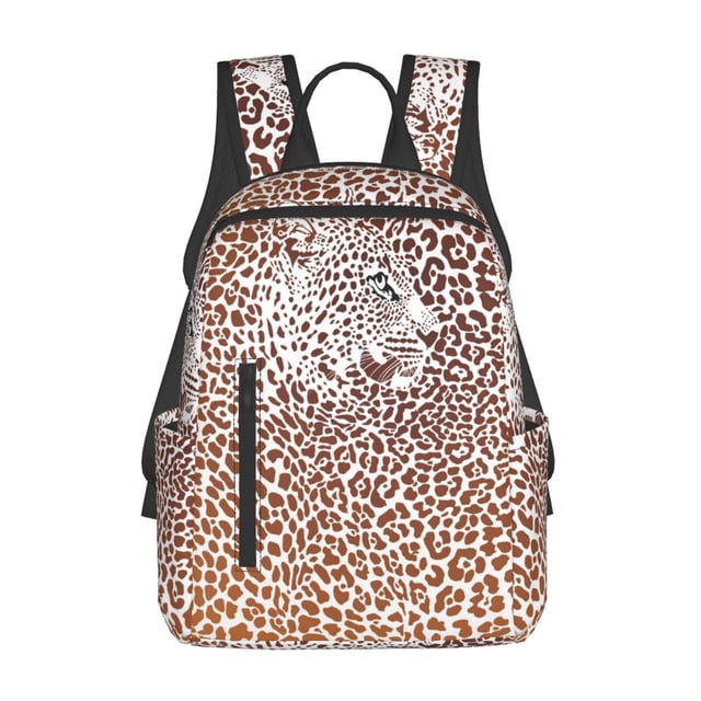 Easygdp Leopard Brown para Easygdp Yak - Mochila Casual Ligera y Resistente para Viaje y Senderismo para Hombres y Mujeres