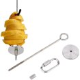 thumbnail image 2 of Soporte para fruta de pájaro, brocheta para pájaros, herramienta para fruta de loro, brocheta de acero inoxidable para accesorios de jaula de pájaros, herramienta para fruta vegetal para loro (grande + pequeña 2 piezas) ER, 2 of 5
