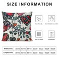 thumbnail image 5 of Valentine's Day Pillow Covers Red Black Heart Decor Throw Pillow Covers Decorative Throw Pillows Valentines Day Decor for Home Sofa, 5 of 5