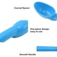 thumbnail image 4 of 4Pcs Plastic Ice Cream Scoop Nonstick Anti-Freeze Ice Cream Scooper for Fruits, Watermelon, Yogurt, Melon Ball, Sorbet Spoon Kitchen Tool (Orange, Green, Blue, Pink), 4 of 7