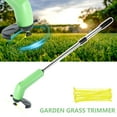 Electric Lawn Mower Cordless Grass Trimmer Auto Release Portable Garden