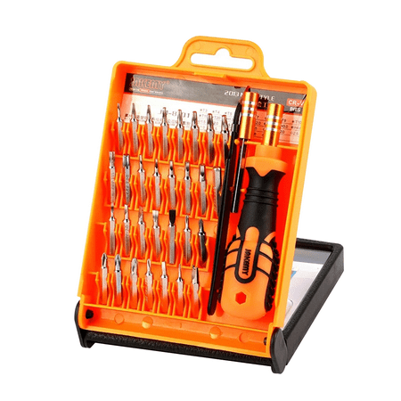

33pcs/set JAKEMY Screwdriver Set Ratchet Repair Screw Driver Kit Alloy 33 in 1 Torx Bit Set for Phone Glasses