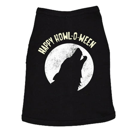 Dog Shirt Happy Howl-O-Ween Shirt Funny Halloween Wolf Tee For Family