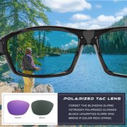 Polarized Wrap Around Sports Sunglasses for Men Women Driving Fishing Running Cycling Sun Glasses
