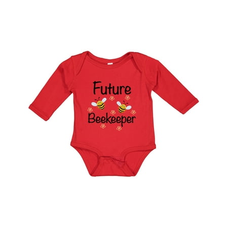 

Inktastic Future Beekeeper Honey Bee Gift Baby Boy or Baby Girl Long Sleeve Bodysuit