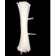 thumbnail image 1 of Hotun 100 PCS reutilizable liberable corbatas de cable de nylon ajustables (12 pulgadas, blancos), 1 of 2