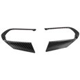 thumbnail image 2 of 2 piezas de cubierta de volante de coche, ajuste de posición izquierda y derecha para Mazda 3/Axela 2020, fibra de carbono, negro brillante, 2 of 5