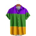 thumbnail image 4 of COM1950s Shorts pour Hommes, Chemises pour Hommes, Chemise Imprimée Carnaval Décontractée Ample à Manches Courtes Col Rond, Shorts Courts pour Hommes, Chemises Décontractées pour Hommes, 4 of 9