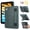 Darkgreen, variant on Dteck Adjustable Stand Hand Strap Cover for iPad Mini 5 2019 / iPad Mini 4 2015, Mini 3 2 1, Shockproof PU Leather Hard Rugged Case, Purple