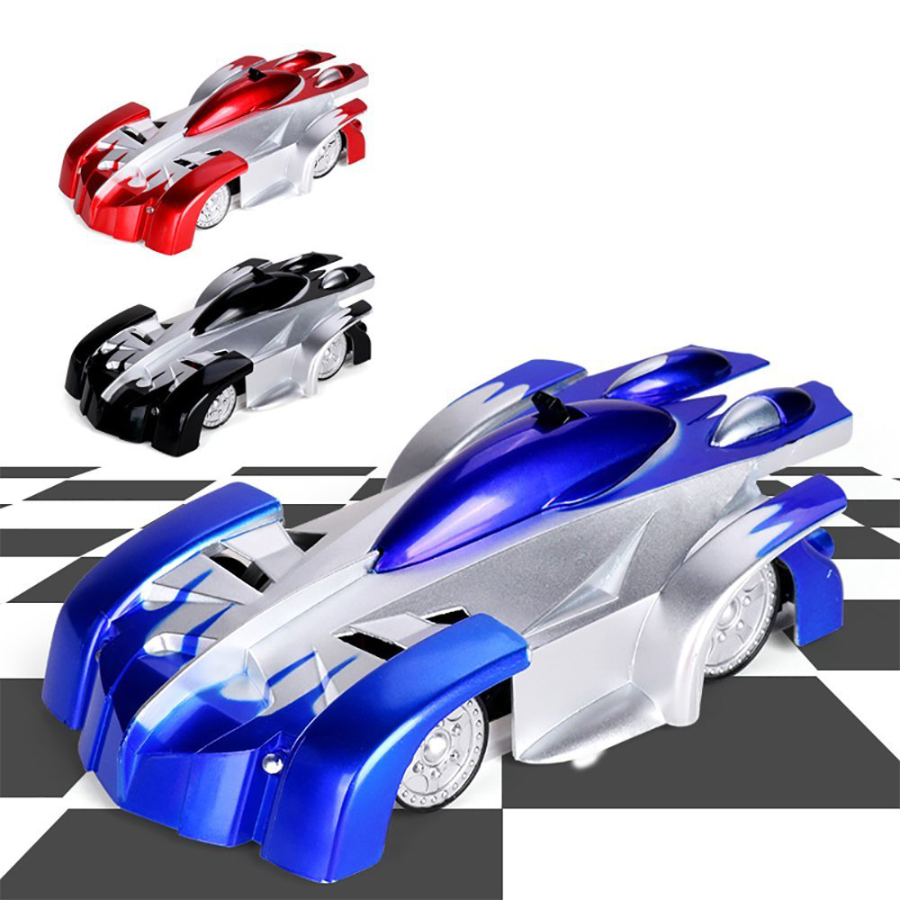 Remote Control Wall Climbing RC Car with LED Light 360 Degree Rotating Stunt Toy