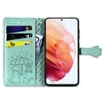 thumbnail image 3 of Funda Cartera FOXDOCK para Samsung Galaxy S21FE , Flip PU con Relieve de Gatos y Perros, Tarjetero y Soporte, 3 of 6