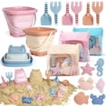 thumbnail image 1 of Set de juguetes de playa Dreamon para niños de 3 a 10 años con cubos plegables, 1 of 7