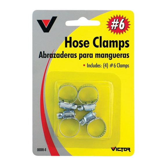 CLAMP HOSE 1/4X7/8 4PK