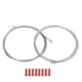 thumbnail image 1 of Spptty Bicycle Cable,Bicycle Derailleur Shifter Cable And Brake Cables Set With End Crimps For Mountain Road Bike Accessories,Brake And Shifter Cable Set, 1 of 8