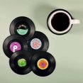 thumbnail image 4 of Drink Coasters Set of 12 Vintage CD Coasters Vinyl Records for Music Lovers, Housewarming Hostess Gifts Style 1, 4 of 5