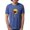 Heather Blue, variant on CafePress - Power Rangers Yellow Ranger W Men's Deluxe T Shirt - Mens Tri-blend T-Shirt