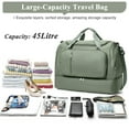 thumbnail image 3 of SYCNB Large Weekend Bag for Women, Best Weekender Travel Bag with Shoes Compartment, Duffel Tote Bag for Gym Travel Hospital, Carry-On Overnight Bag, Olive Green, 3 of 7