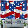 thumbnail image 4 of Orinice Stars Stripes Tapestry Wall Hanging Unique Style Graphic Tapestries Home Decor for Living Room Bedroom Apartment Farmhouse Dorm 50x40inch, 4 of 6