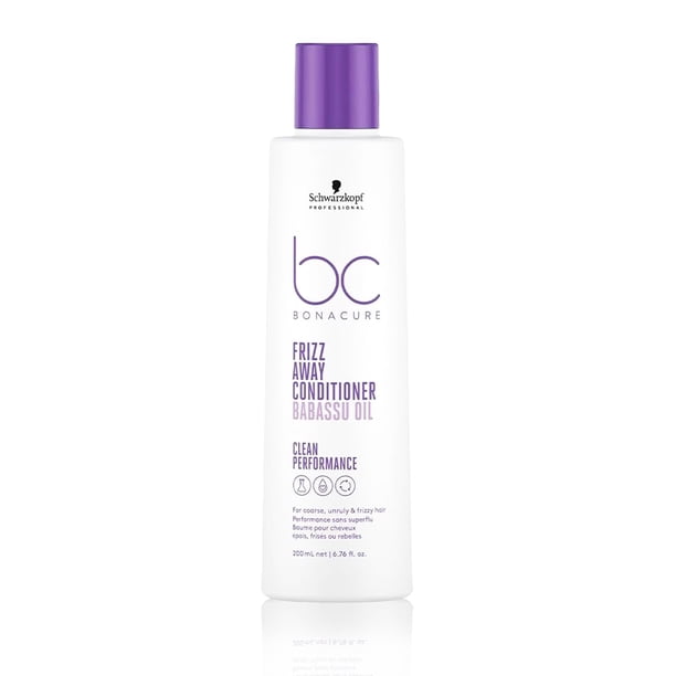 BC Bonacure BONACURE - Frizz Away Acondicionador Aceite de Babasú 200 ml, Desenreda y Controla el Cabello, Control Antiescrespamiento 72 h, Mejora Manejabilidad, Suaviza Superficie Capilar