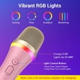 thumbnail image 3 of TONOR RGB Dynamic Karaoke Microphone for Singing with 5M XLR Cable, XLR Handheld Wired Microfono, Compatible with Karaoke Machine/Speaker/Amp/Mixer for Karaoke Singing, Speech, and Outdoor Activity, 3 of 9