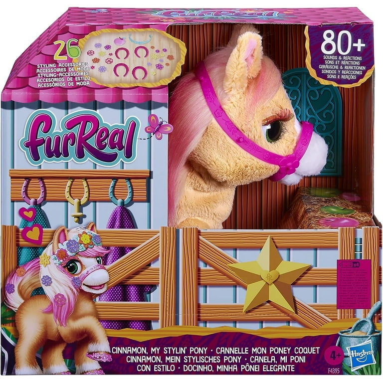 furReal Cinnamon My Stylin Pony Toy Interactive Pets Toys for 4 Years Old Up