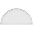 thumbnail image 3 of Ekena Millwork 38"W x 19"H x 2"P Half Round Smooth Architectural Grade PVC Pediment, 3 of 7