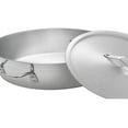 thumbnail image 3 of Truecraftware – 24 qt. Aluminum Brazier Pot with Cover/Lid Heavy Weight Braiser Pan Mirror Finished NSF, 3 of 5