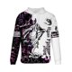 thumbnail image 4 of Sudadera con capucha para hombre, estilo casual, con cuello redondo, estampado, manga larga, blusa de poliéster, 4 of 4