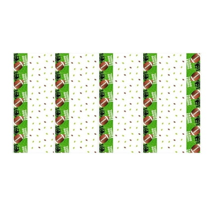 

Yrtoes Fall Tablecloth Table Cloth Disposable Table Cloth Rugby Football Table Atmosphere Cloth Party Decoration