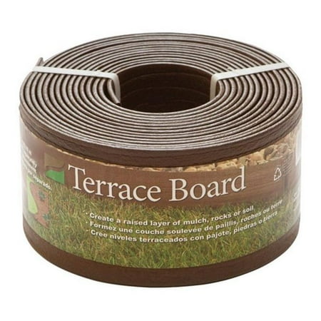 Terrace Board - Master Mark 94440 Terrace 4 in. x 40 ft. Black Board Landscape Edging