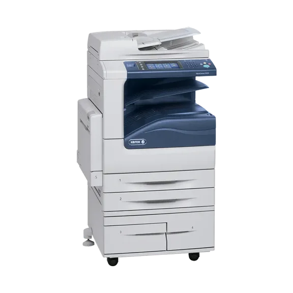 Restored Xerox WorkCentre 5335 A4 Monochrome Multifunction Printer – Print/Copy/Scan/Fax, Duplex, 35 PPM, Network & USB