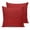 Red, variant on Red Pillow Covers 16x16 Set of 2, Farmhouse Burlap Solid Red Color Modern Linen Texture Throw Pillow Covers Decorative Couch Cushion Cover, Microfiber Soft Square Pillowcases for Bedroom Sofa