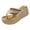Womens Casual Shoes # Gold, variant on Wedge Sandals Open Toe Thong Flip Flop Glitter Embellished Heel Summer Casual Beach Pool Vacation Ladies Outdoor Style Footwear Daily Wear Lightweight Modern Trendy