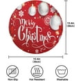 thumbnail image 2 of SKYSONIC Christmas Tree Round Placemats for Dining Table Non-Slip Heat-Resistant Polyester Table Mats Set of 6 Washable Table Mats for Kitchen Dining Table Decoration, 2 of 5