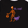thumbnail image 4 of Inktastic Oh, Snap Skeleton Boys or Girls Long Sleeve Toddler T-Shirt, 4 of 5