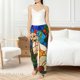 thumbnail image 4 of Fotbe Stained Glass Cat Art Pantalones de Pijama para Mujer, Pantalones de Dormir, Pantalones Pj con Cordón y Bolsillos-X-Large, 4 of 6