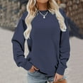 thumbnail image 4 of Patlollav Pntutb Women Long Sleeve Tunic Tops,Ladies Sweatshirt Pullover, 4 of 7