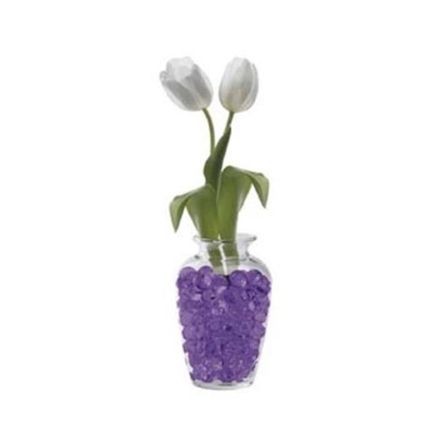 Cubes Déco 10 oz Pot Violet - Pack de 6
