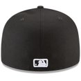 thumbnail image 4 of Men's New Era Black Los Angeles Dodgers 59FIFTY Fitted Hat, 4 of 5