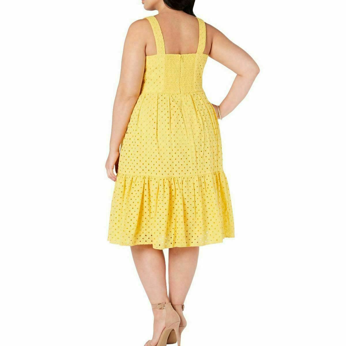 vince camuto sleeveless eyelet sundress