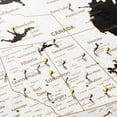 thumbnail image 2 of Elephant Stock Push Pin Canada Map On Black Wall Art - Map Canvas Art - 12" x 8", 2 of 7