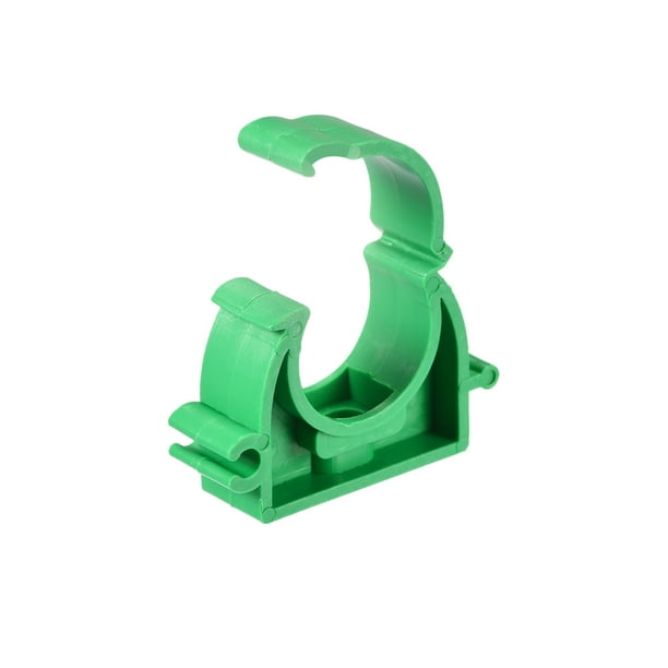 Uxcell 20mm Dia Green PPR Pipe Clamps Clips Hose Fittings with Lock 12Pcs