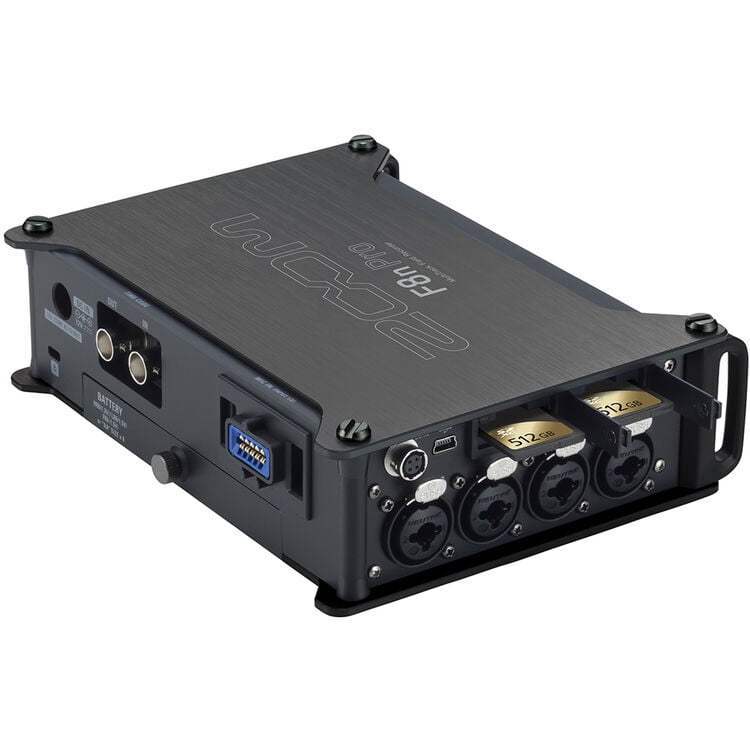 Zoom F8n Pro Professional Multitrack Recorder with 32-Bit Float, 8 XLR/TRS Inputs, Dual SD Slots & USB Audio Interface Bundle