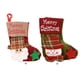 thumbnail image 4 of Billuyoard Calcetín de Navidad, diseño de escena de tamaño pequeño, accesorio, adorno colgante, bolsa de regalo DIY, accesorio colgante de Kits de decoración para fiestas Patrón de muñeco de nieve, 4 of 6