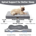 thumbnail image 7 of OhGeni Orthopedic Medium Dog Bed 30in, Deluxe Cat Bed for Crates, Waterproof and Washable, 25D Egg Crate Foam Pad Anti-Slip Sleeping Mat for Cats Breeds, 30" x 20", Gray, 7 of 7