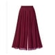 thumbnail image 5 of Pantalones de verano extra grandes de gasa plisados para playa, holgados, adelgazantes, de pierna ancha, para chica gordita, 5 of 5