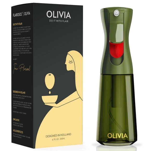 Pulverizador de aceite FLAIROSOL OLIVIA de vidrio de 200 ml para cocinar