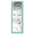 thumbnail image 2 of ArtToFrames 12" x 37" Eggshell Blue Picture Frame, 12x37 inch Blue Wood Poster Frame (WOM-4599),  Pack, 2 of 8