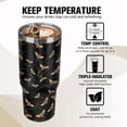 thumbnail image 4 of 30 oz Bee Tumbler with Handle Gifts for Bee Lover 30oz Stainless Steel Travel Cup Mug Water Bottle, 4 of 6
